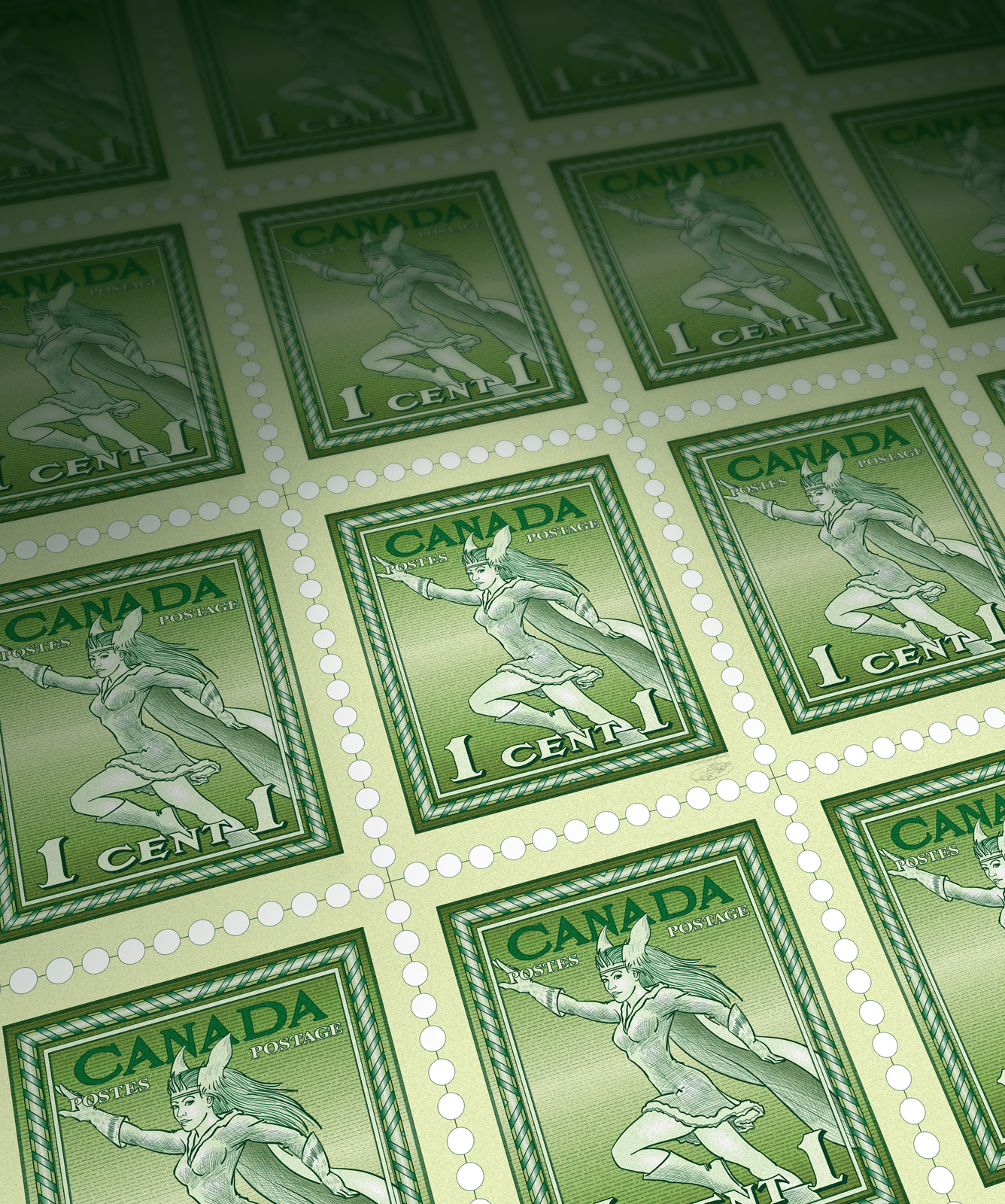 Nelvana Stamp
