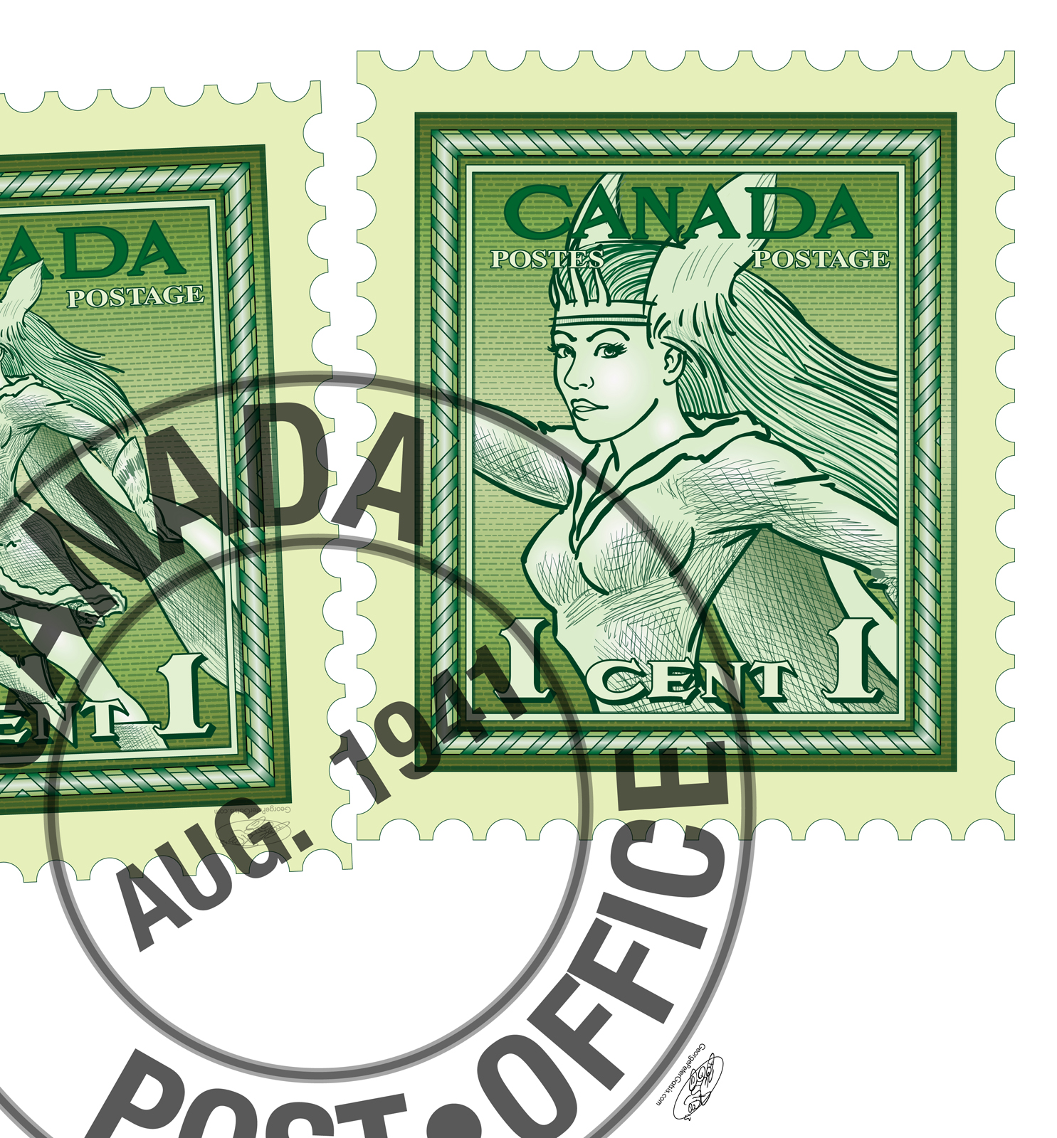 Nelvana Stamp